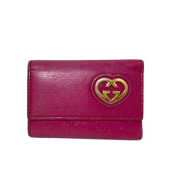 GUCCI Lovely Pink Leather - Key Case 101-080625 - Picture 1 of 11